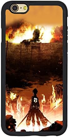 Attack On Titan Fire TPU Skin For Your iPhone 6&amp;6s