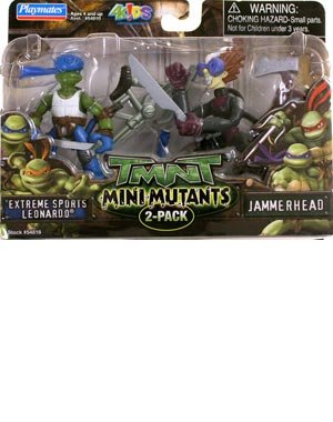  Tmnt Mini Mutants Leonardo and Jammerhead