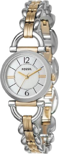 Fossil Watch, Two-Tone Bracelet Women's Stainless Steel ES2494
