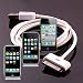 PACK OF HIGH QUALITY OEM USB CABLE FOR APPLE IPHONE 2G, 3G, 3GS & 4G - iPhone USB charging and sync cable compatible with Macs and PCs -TECH-GEAR