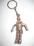 Star Wars Jar Jar Binks Bronze Key Ring Keychain with Movable Parts