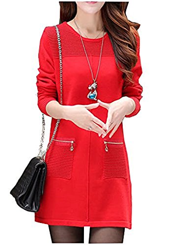 【PALERO・パレロ】 ワンピース ワンピ レディース レディーズ 選べる４色 ガールズ スカート 春 秋 ビスコース ファスナー ジッパー