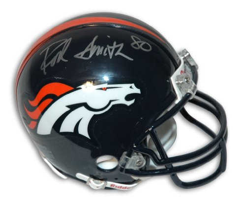 Rod Smith Autographed Denver Broncos Mini Helmet