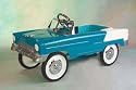 55 CLASSIC PEDAL CAR AQUA & WHITE