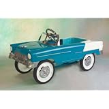 55 CLASSIC PEDAL CAR Aqua & White 