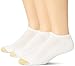 Gold Toe Men's Cushion Tec No Show 3 Pack Socks