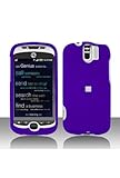 Purple Rubberized Hard Case Phone Guard Protector Cover for HTC myTouch 3G  ....