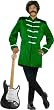 Adult's Green British Explosion Costume Jacket