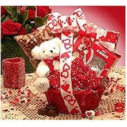 My Cherished Valentine Gourmet Gift Basket