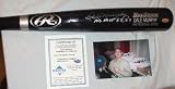 Dale Murphy Autographed/Hand Signed Rawlings Big stick Black Baseball Bat with 82, 83 NL MVP Inscrip