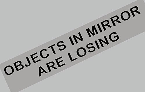 PUMPKIN OBJECTS IN MIRROR ARE LOSING Car Vinyl Sticker Decal(Pack of 2pcs)