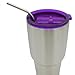 Hot Sale!Slider Closure Lid For 30 Oz,Canserin Spill And Splash Resistant (Purple)