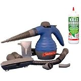 Green Leaf Electric Steam Cleaner For Bed bug Treatment + All Natural 7oz Diatomaceous Earth Bedbug Killer Powder Kit