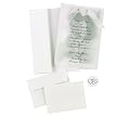 Photo Overlay Wedding Invitation and Response Card Kit - White