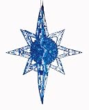 Bethlehem Lighting Indoor/Outdoor 18-Inch Star of Bethlehem with Sphere and 120  , Blue