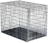 Econo Collection Dog Crate Large Silver