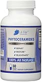 Phytoceramides Capsules - Hair Skin & Nail Vitamins - Vegetarian Rice and Wheat Germ Phytoceramide Pills - Repair & Restore Hair Skin Nails, & Eye Lashes - 30-Count Vegan Plant Derived