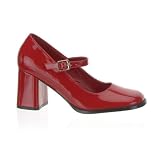 Patent Leather Mary Jane Shoes in Black, White, Red, Baby Pink, or Red Glitter