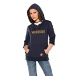 Golden State Warriors Women's Laser Cut 3/4 Sleeve Pullover Hoodie - by Alyssa Milano
