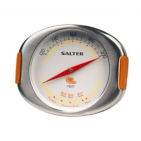 Salter 502 ORSSCR orange/stainless steel gourmet thermometers