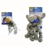 JPI Feather Ball Twizzler Pet Toy