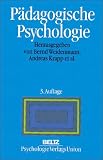 P&auml;dagogische Psychologie - Ein Lehrbuch - Bernd Weidenmann, Andreas Krapp, Manfred Hofer