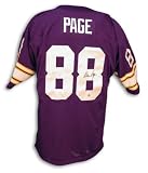 Alan Page Minnesota Vikings Autographed Throwback Purple Jersey