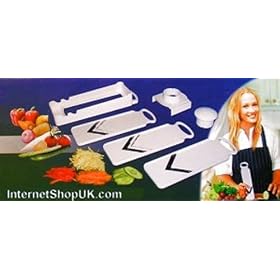 V shaped food slicer