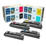 Genuine HP Brand 4500/4550 Toners 4-Pack: 1 Black, 1 Cyan, 1 Magenta, 1 Yellow