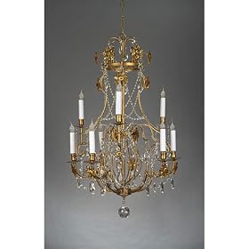 Bradburn Gallery Amber Spring Chandelier