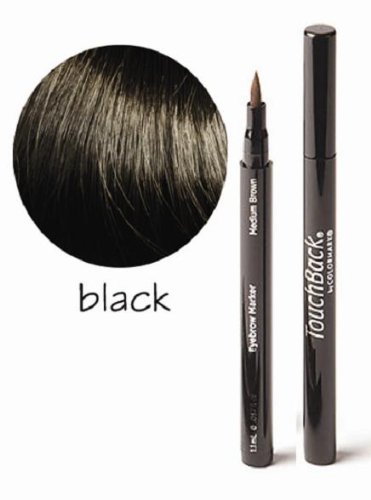Color Mark Touchback Brow Marker Color Soft Black + A-viva Nail Buffer