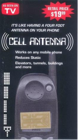 Signal Enhancer Internal Antenna for Cellphones & Cellular Phones