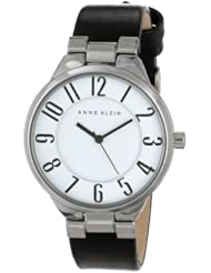 Anne Klein Womens AK/1619WTBK Easy-to-Read Dial Watch