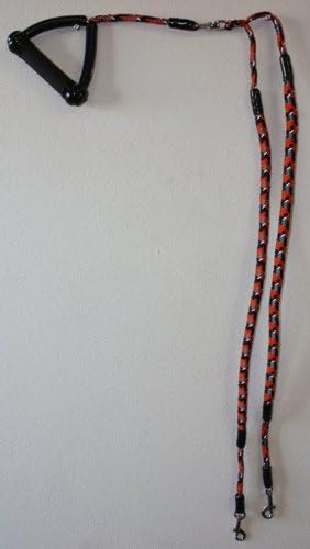 Super Coupler Jr - walk multiple dogs tangle-free! Ideal for dogs 20 lbs. and under with light bungee cord and smaller snaps - very comfortable for both you and your pets - 52 inches - high-quality, marine-grade environment-resistant rope - Harley