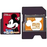 ��� miniSD������ 256MB + �����ץ������å� �ߥˡ� 4500014802