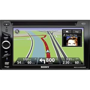 Sony XNV-660BT 6.1-Inch WVGA In-Dash A/V Receiver with Bluetooth, USB, Satellite/HD radio ready, and Integrated Navigation from TomTom