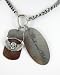 Rocker Jewelry Rocker Pendant Winged Skull Dog Tag Combo