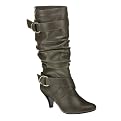 Women's Xhilaration® Kameke Slouchy Buckle Boots - Gray