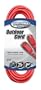 Coleman Cable 02407 14/3 SJTW Vinyl Outdoor Extension Cord, Red, 25-Foot