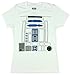 Star Wars I Am R2D2 Juniors White Costume T-shirt
