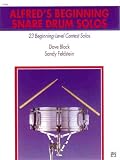 Alfreds Beginning Snare Drum Solos