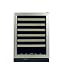 Marvel Chateau Collection 54-Bottle Wine Cellar - Black Cabinet W/ Stainless Steel Frame Glass Door