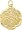Registered Nurse Charm, Gold Plated Silver