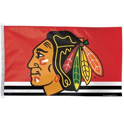 NHL 3-by-5 foot Flag, Chicago Blackhawks