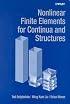 Nonlinear Finite Elements for Continua and Structures