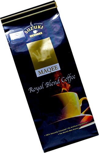 Suzuki MAQEE Premium Espresso Gourmet Arabica Coffee Ground - French Roasted