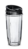 Two 24 oz. Tritan Nutri Ninja Cups with two Sip & Seal Lids (XSK2424)