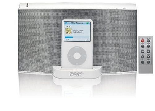 Childrens Toyshop  Computer : GEAR4 HouseParty II Speaker System with remote control for all iPods - White