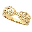 18K Yellow Gold Engagement Ring Mounting