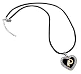 NFL Washington Redskins Reversible Crystal Heart Pendant with Silk Cord